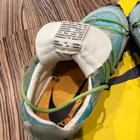 Nike X Off-White Waffle Racer SP Vivid Sky size 7 - Picture 7 of 10